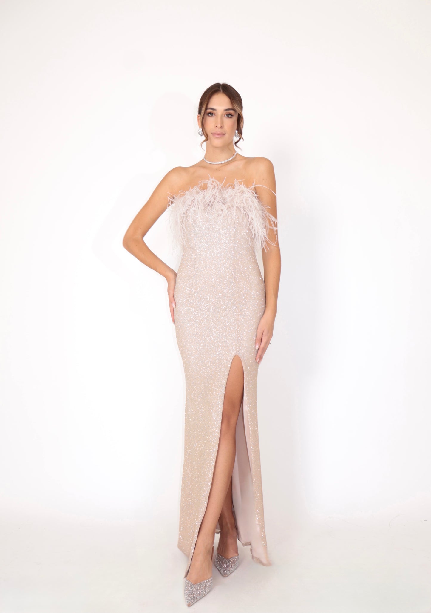 Abito Brillance Nude