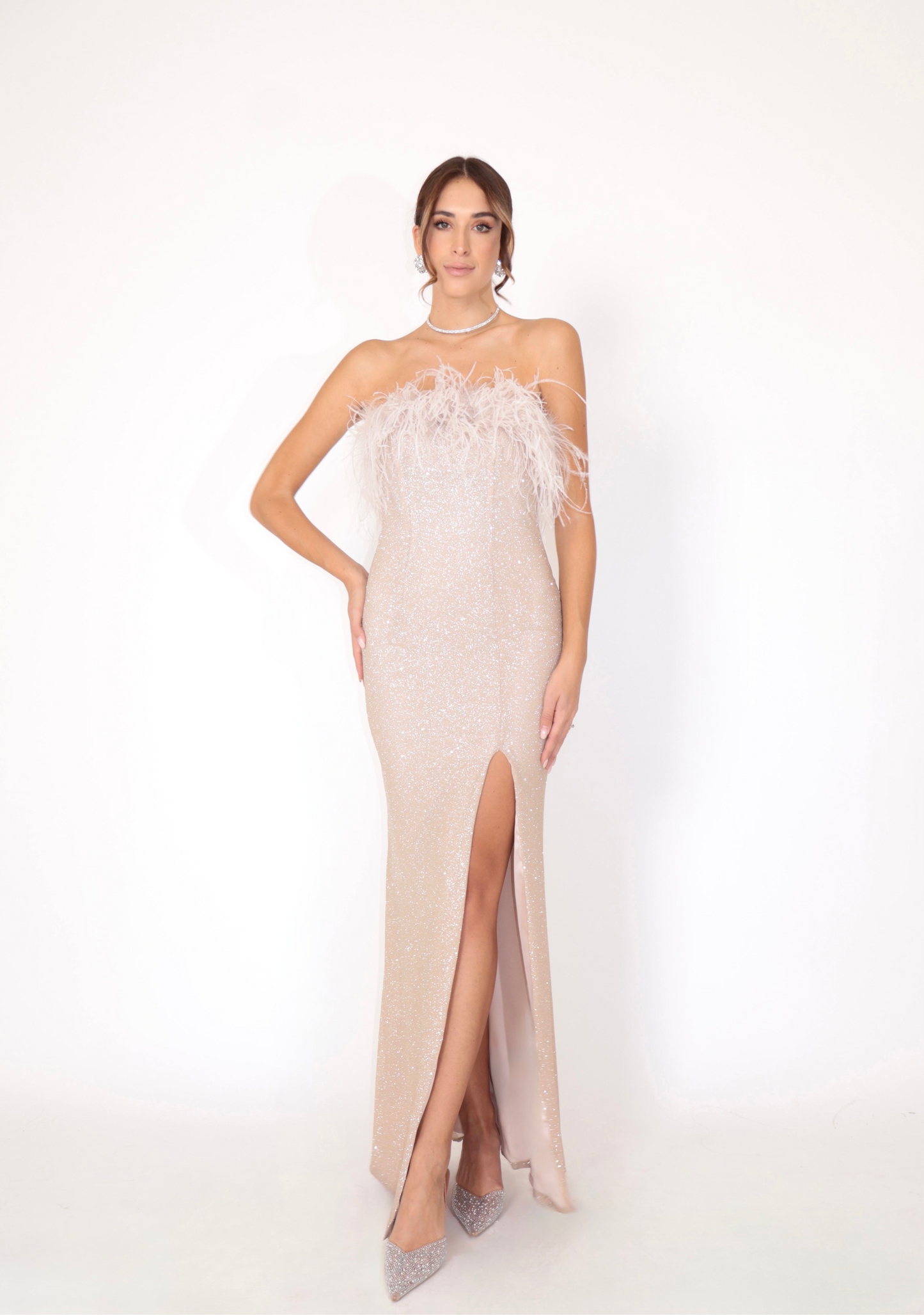 Abito Brillance Nude